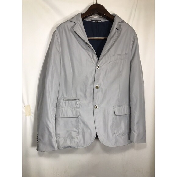 Peter Millar Jacket Womens Size Medium Grey 3 Button Jacket - Picture 1 of 8